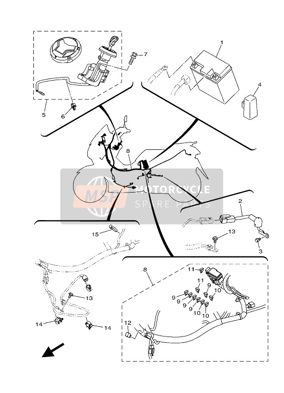 Yamaha NMAX 150 2019 Electrical 1 for a 2019 Yamaha NMAX 150